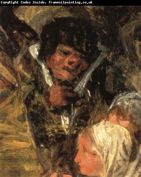 Francisco Goya Details of The Burial of the Sardine